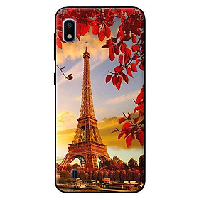 Ốp lưng in cho Samsung Galaxy A20 mẫu Tháp Eiffel Mùa Thu - Hàng chính hãng