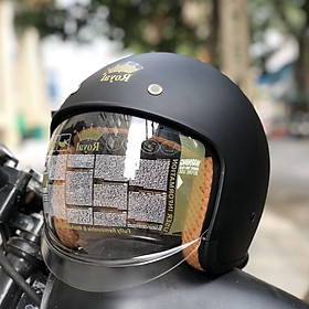 Mũ bảo Hiểm Royal M139 (Size XL) - Đen Nhám - Hàng chính hãng