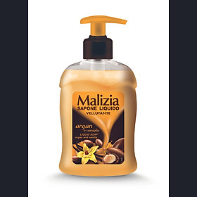 Nước rửa tay Malizia tinh dầu Argan và vani 300 ml nhập khẩu Italia