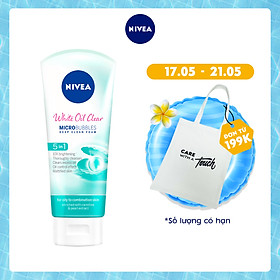 Sữa rửa mặt NIVEA White Oil Clear giúp trắng da sạch nhờn (100g) - 84951