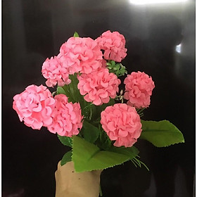 Chùm Hoa Cẩm Tú Cầu 9 bông Hoàng Gia thanh nhã, trang trọng - Hoa lụa cao cấp trang trí đẹp