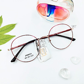 GỌNG KÍNH CẬN NỮ, THỜI TRANG HÀN QUỐC, PHOM TRÒN, CHÍNH HÃNG JUBILANT J90024