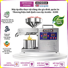 Mua Máy ép dầu thực vật chuyên nghiệp thương hiệu Anh Quốc Aosida B03S cao cấp - Hàng nhập khẩu