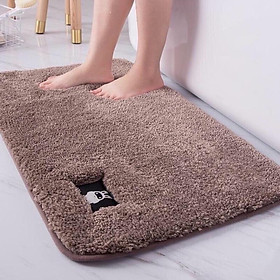 Mua thảm chùi trân thảm lau chân lông mềm siêu hút hàng nhập khẩu cao cấp