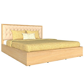Mua Giường ngủ cao cấp Tundo màu vàng sồi 180cm x 200cm