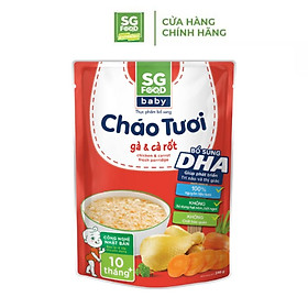 Hình ảnh Cháo Tươi Baby Sài Gòn Food Gà & Cà Rốt 240g