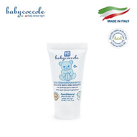 Sữa tắm gội chiết xuất hoa sen Babycoccole 30ml 0M+ 