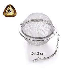 Mua Bộ lọc pha trà hình cầu lưới làm bằng INOX 304 đường kính D35mm-D45mm-D60mm-D80mm tùy chọn