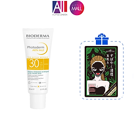 Kem chống nắng cho da hỗn hợp dầu Bioderma photoderm akn mat spf30 40ml TẶNG mặt nạ Sexylook (Nhập khẩu)