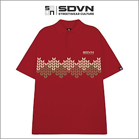 Áo Thun POLO Unisex Form Rộng - Brand Chính Hãng SDVN - THE LEAF