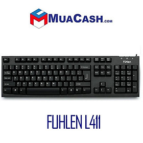 Mua Bàn phím có dây giá rẻ Fuhlen L411 USB Black hàng chính hãng