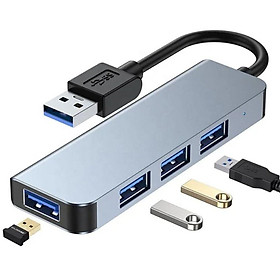 Mua HUB Type C và HUB USB 3.0 tốc độ cao TEKKIN cổng chia usb mở rộng kết nối  - hàng chính hãng