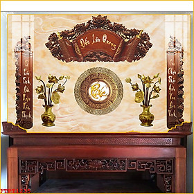 Mua Tranh Decal Dán Tường Phòng Thờ Tổ Tiên Cửu Huyền Thất Tổ Phúc Lộc Thọ Nhiều Kích Thước-Tranh Đại Long Sài Gòn