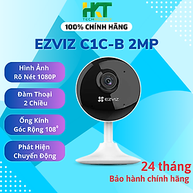 Camera wifi Ezviz C1C-B Đàm thoại 2 chiều, độ phân giải full HD 2.0MP - Hàng chính hãng