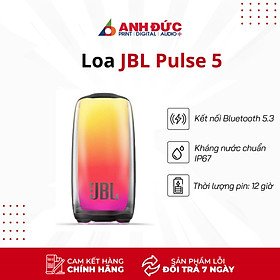 Hình ảnh Loa Bluetooth JBL Pulse 5 - Thời Lượng Pin 12 Giờ - Hàng Chính Hãng PGI (Mẫu Mới 2022)