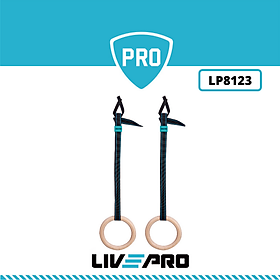 Mua Vòng treo tập thể hình Aerobic yoga chất liệu Gỗ cao cấp Livepro Chính Hãng WOOD GYM RING