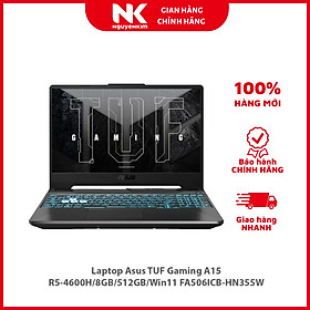 Mua Laptop Asus TUF Gaming A15 R5-4600H/8GB/512GB/Win11 FA506ICB-HN355W - Hàng chính hãng
