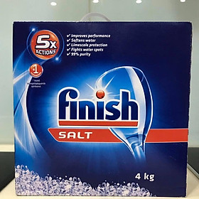 Muối rửa bát Finish 4kg  hàng nhập khẩu Châu âu