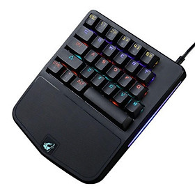 Mua Bàn phím cơ 1 tay Vinetteam Inker K9 blue switch phụ kiện chơi game 35 phím 6 chế độ đèn led - hàng chính hãng