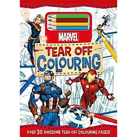 Hình ảnh Sách tô màu Marvel: Tear Off Colouring