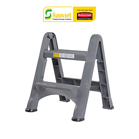 Mua Thang nhựa 2 bậc Rubbermaid chính hãng Mỹ màu xám - SKU: FG420903CYLND | SAOVIETCO