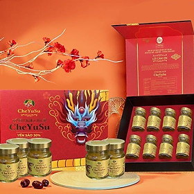 Yến Chưng Đông Trùng Hạ Thảo, Táo Đỏ, Hạt Sen - Chai 70ml