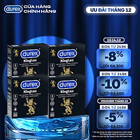 Bộ 2 hộp bao cao su Durex Performa kéo dài thời gian (size 52mm, 12 bao/hộp) và 1 chai gel bôi trơn Durex Massage 2n1 200ml