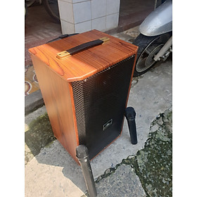 Hình ảnh Loa kẹo kéo thùng gỗ Kiomic K88 kèm mic không dây 2020 - Hàng Chính Hãng