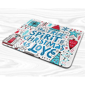 Mua Miếng lót chuột mẫu Giáng sinh chữ Christmas is Love (Kích thước