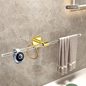 Mua Thanh treo khăn và phụ kiện nhà tắm Clear Acrylic Towel Bar Shower Rack