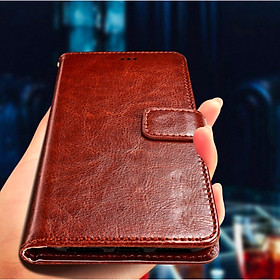 Bao da cho Nokia 2.2 Flip Wallet Leather dạng ví đa năng siêu bền siêu êm