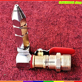 Mua Béc xịt rửa vệ sinh bảo dưỡng máy lạnh điều hoà xoay 360 độ - INOX 2 Tầng - Không chỉnh tia - phụ kiện máy xịt rửa