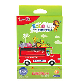 Màu nước Solid Paint 6 màu, 10 gram / màu SK-134