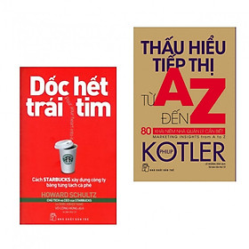 Hình ảnh sách Combo Sách Kinh Tế: Dốc Hết Trái Tim - Cách Starbucks Xây Dựng Công Ty Bằng Từng Tách Cà Phê + Thấu Hiểu Tiếp Thị Từ A Đến Z - 80 Khái Niệm Nhà Quản Lý Cần Biết - (Tặng Kèm Postcard Greenlife)