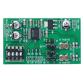 Lusya 24 Bit ADC Thu Thập Dữ Liệu Thẻ 2.0 Kênh AUX Âm Thanh Analog Sang I2S Căn Trái Và Phải Căn Đầu Ra Kỹ Thuật Số Module F11-001