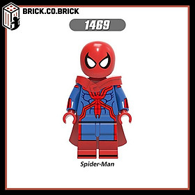 Xếp hình Lắp ráp minifig Siêu anh hùng Spider Người nhện Silk Knull Peter Parker trong Vũ trụ MCU X0282 - X-1469