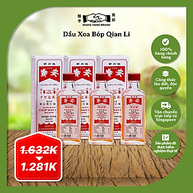 Dầu xoa bóp Singapore Shake Hand Qian Li cực nóng mạnh, hỗ trợ chuyên sâu tình trạng đau khớp & đầu gối nghiêm trọng (50ml x3)