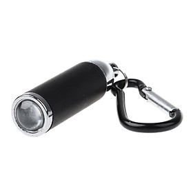 Multifunctional Mini Handheld Flashlight 3 LED Camping Light with Keychain Buckle Fishing Hiking Torch