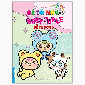 Sách - Sách Bé Tô Màu BabyThree Dễ Thương