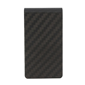 Carbon Fiber Money Clip Matte Black Credit Card Holder Money Wallet