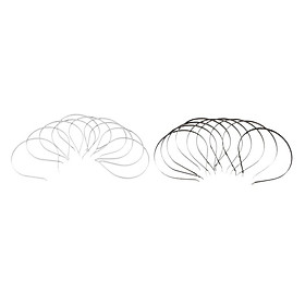 20Pcs Plain Metal Headband Hair Band Frame Hair Hoop Accessories DIY Craft