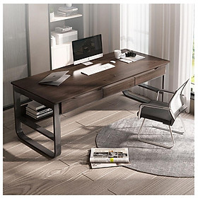 Mua Bàn làm việc thông minh 3 ngăn kéo   bàn học sinh chân u khung thép sơn tĩnh điện cao cấp 120x60x72cm - Kagu