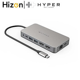 Mua Cổng Chuyển Hyperdrive Dual 4K HDMI 10-IN-1 USB-C HUB HDM1H Hàng Chính Hãng
