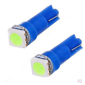 40Pcs T5 1SMD 5050 LED Car board  Side Wedge Light Lamp Ice Blue