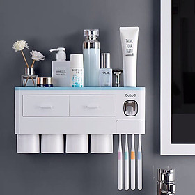 Mua Bộ Nhả Kem Đánh Răng Tự Động 4 Cốc - Kệ Nhả Kem Đánh Răng