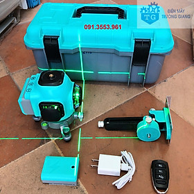 Mua Máy cân mực - máy bắn cốt laser 12 tia LION KING Đài Loan siêu sáng - Tặng kèm 2 pin sạc
