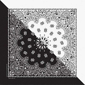 Khăn Bandana (Khăn Turban EXO) Màu Trắng Đen - Mã B011