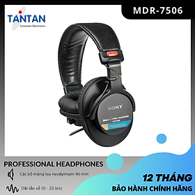 Mua TAI NGHE SONY MDR-7506 | Kiểm Âm Chuyên Nghiệp - Drivers 40mm - Tần Số 10 Hz đến 20 kHz - Hàng Chính Hãng