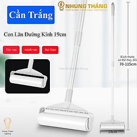 Hình ảnh Cây Lăn Bụi Lau Dọn Vệ Sinh Thông Minh - Làm Sạch Quần Áo, Ga Giường, Sofa, Lông Chó Mèo - Đường Kính 19cm,24cm - Có Video