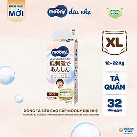 Tã quần Moony Moony Dịu Nhẹ M46/L36/X32